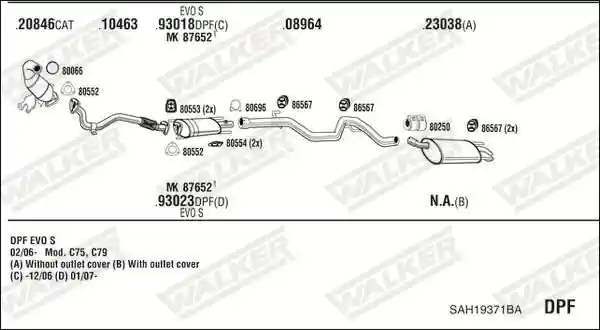 WALKER SAH19371BA