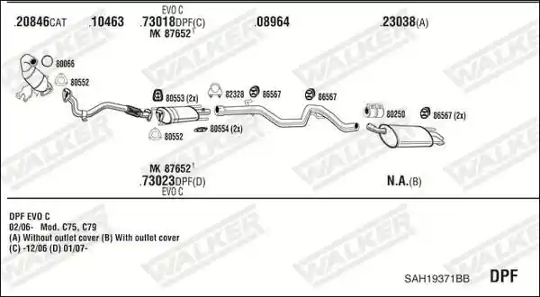 WALKER SAH19371BB