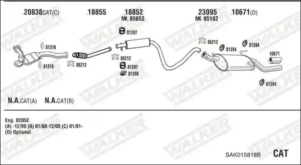 WALKER SAK015818B