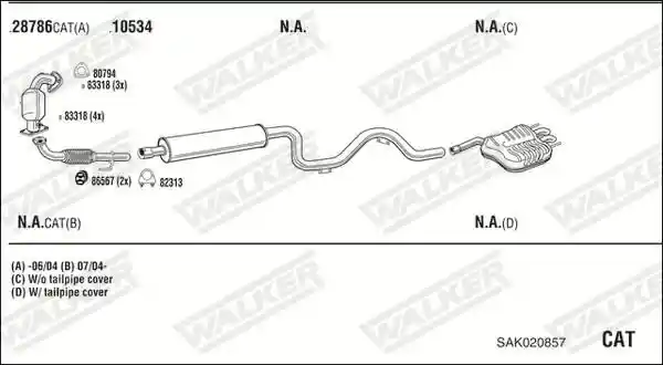 WALKER SAK020857