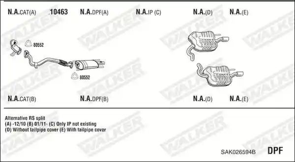 WALKER SAK026594B