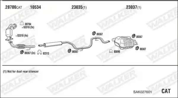 WALKER SAK027601