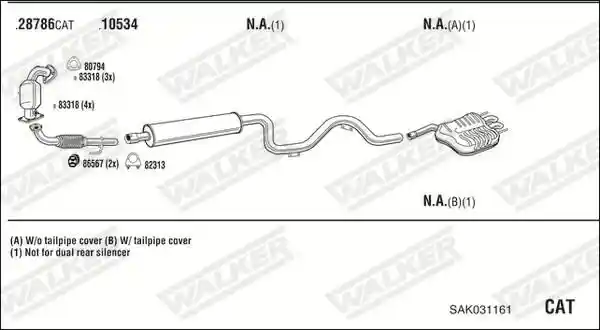 WALKER SAK031161