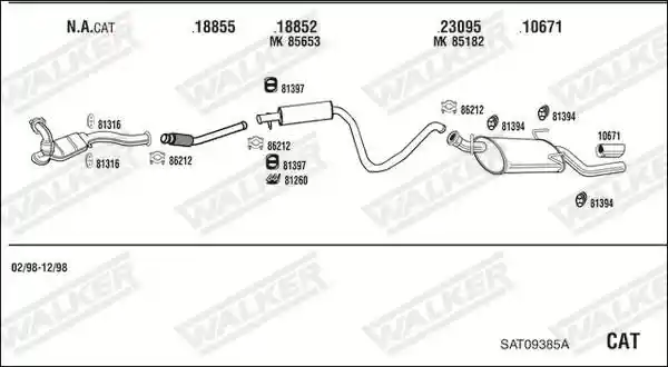 WALKER SAT09385A