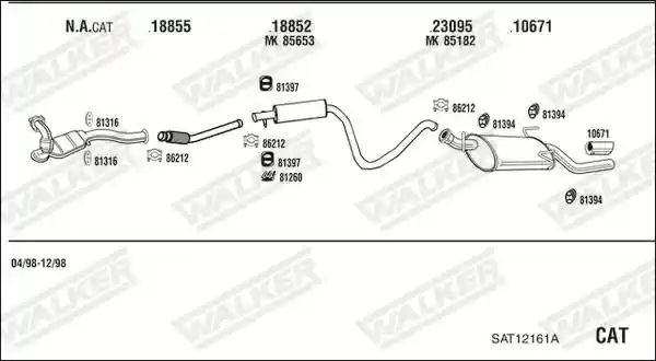 WALKER SAT12161A