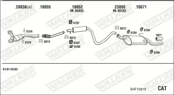 WALKER SAT15819