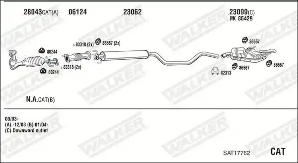 WALKER SAT17762