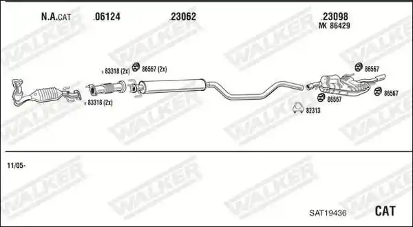 WALKER SAT19436