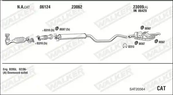 WALKER SAT20564