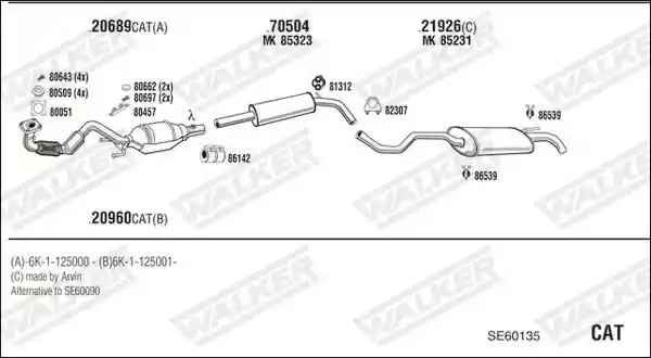 WALKER SE60135