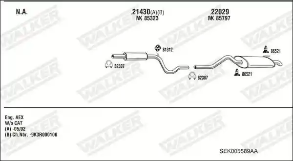 WALKER SEK005589AA