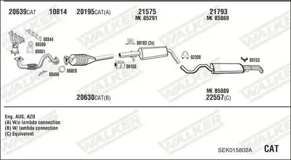 WALKER SEK015802A