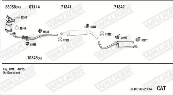 WALKER SEK016523BA