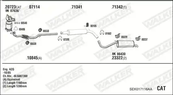 WALKER SEK017116AA