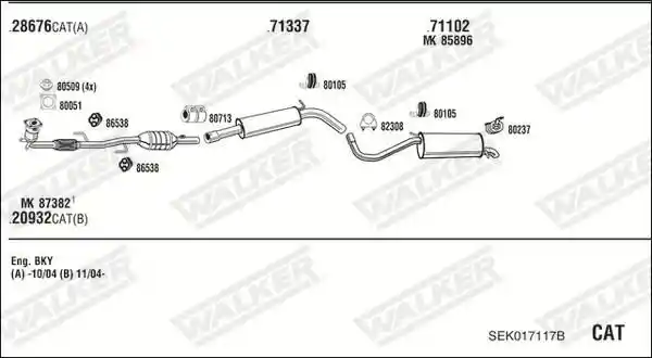WALKER SEK017117B