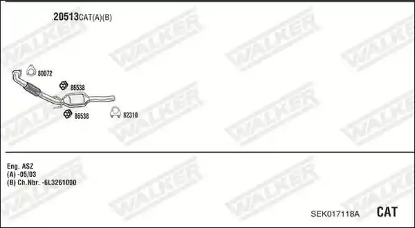 WALKER SEK017118A