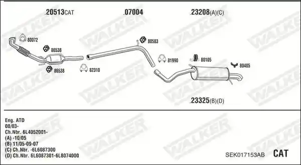 WALKER SEK017153AB