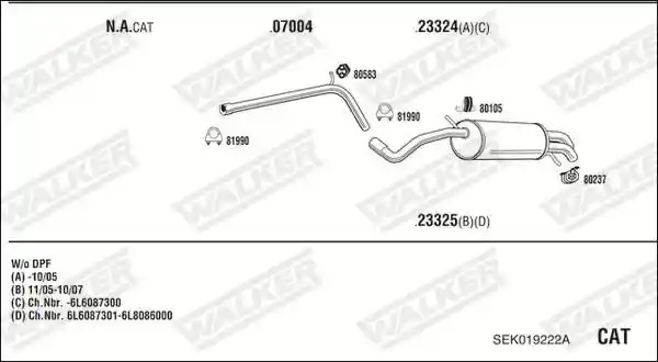 WALKER SEK019222A