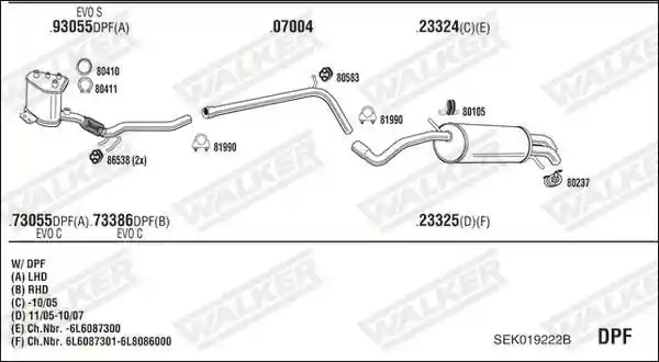 WALKER SEK019222B
