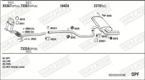 WALKER SEK022503B