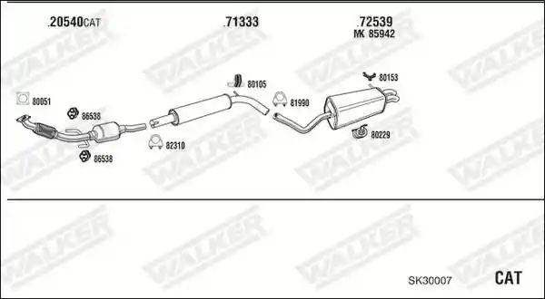 WALKER SK30007 WALKER SK30007