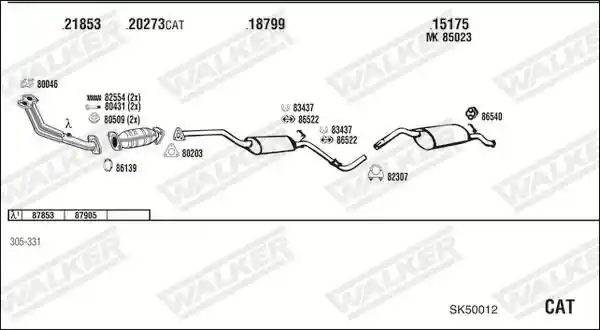 WALKER SK50012