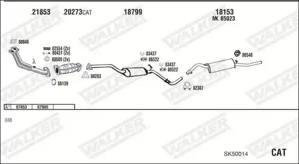 WALKER SK50014