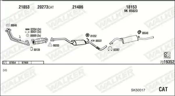WALKER SK50017