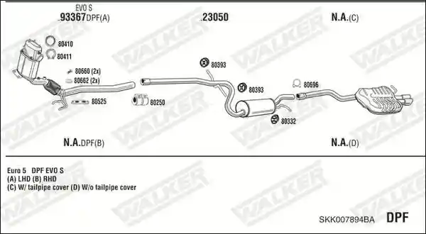 WALKER SKK007894BA