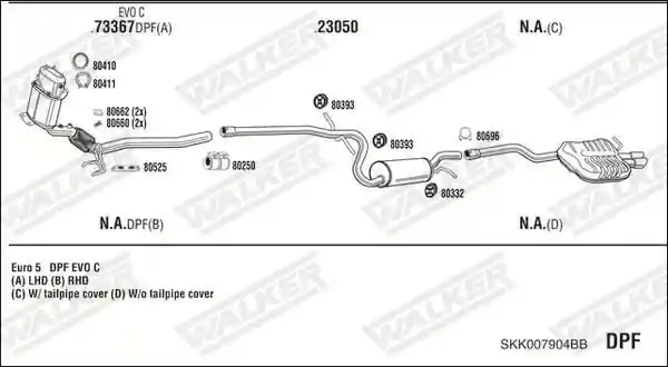 WALKER SKK007904BB