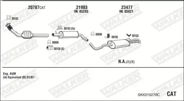 WALKER SKK010270C