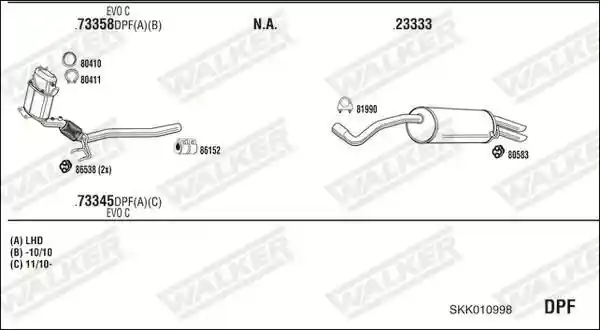 WALKER SKK010998