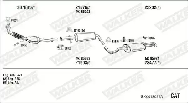 WALKER SKK013085A