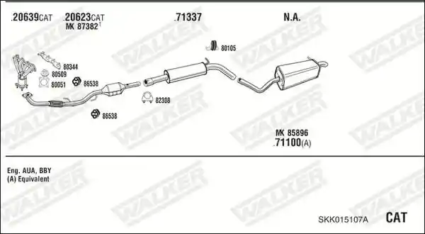 WALKER SKK015107A WALKER SKK015107A