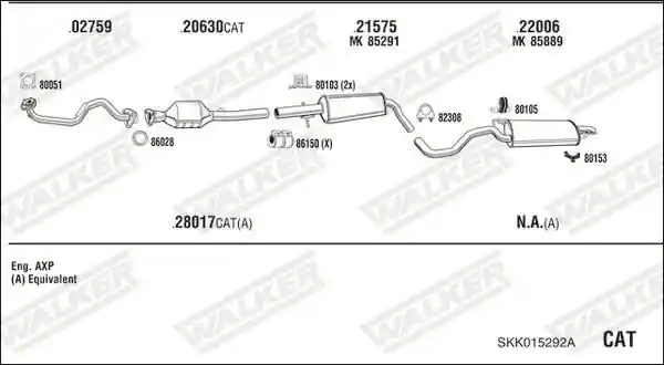 WALKER SKK015292A