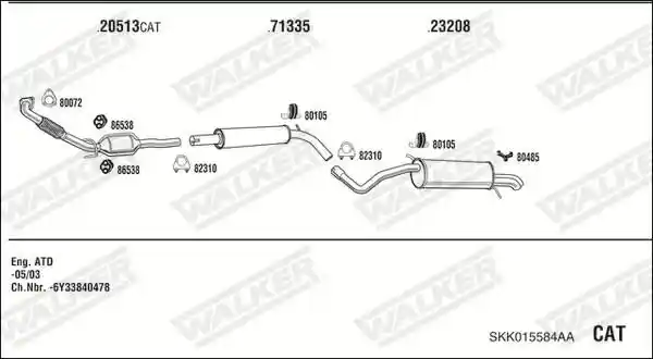 WALKER SKK015584AA