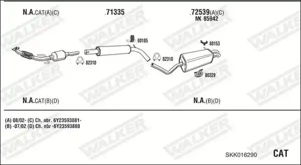WALKER SKK016290