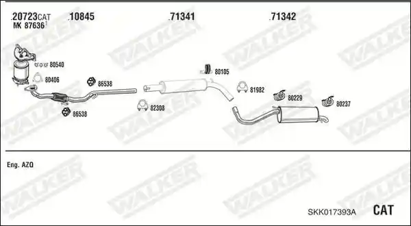 WALKER SKK017393A WALKER SKK017393A