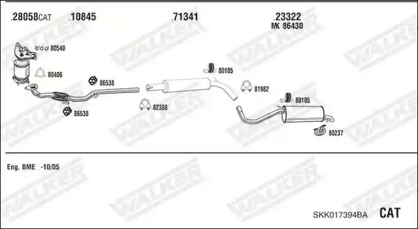 WALKER SKK017394BA