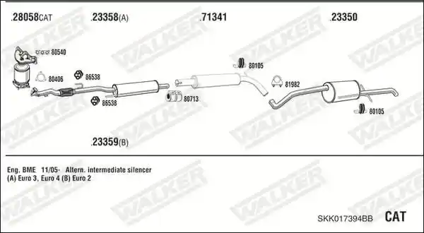 WALKER SKK017394BB