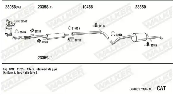 WALKER SKK017394BC