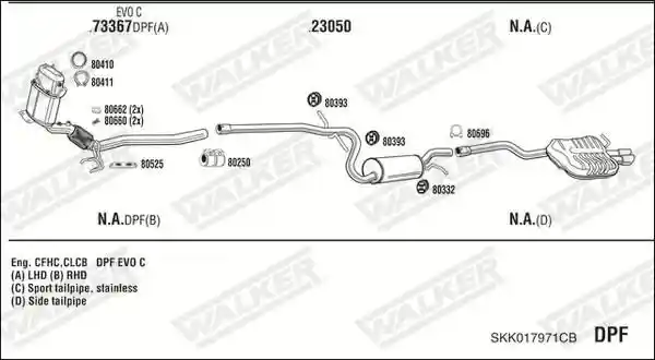 WALKER SKK017971CB