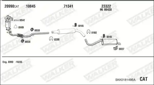 WALKER SKK018149BA