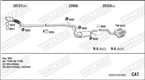 WALKER SKK018249A