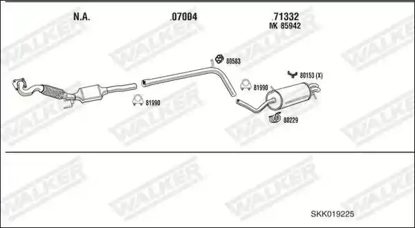WALKER SKK019225