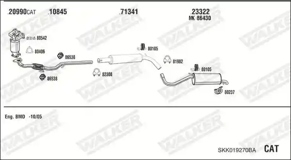 WALKER SKK019270BA