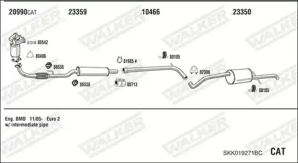 WALKER SKK019271BC