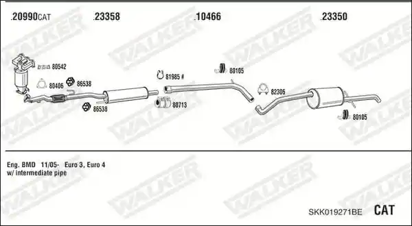 WALKER SKK019271BE