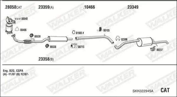 WALKER SKK022945A