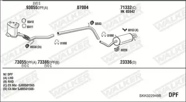 WALKER SKK022949B